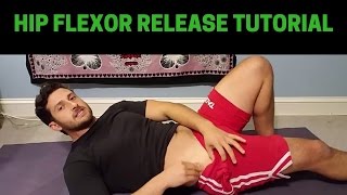 Iliacus Release Tutorial  Hip Flexor Release [upl. by Albina]