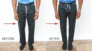 HOW TO TAPER YOUR PANTS [upl. by Clayson]