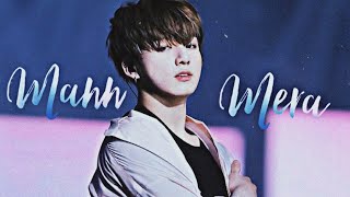 JUNGKOOK MANN MERA  FMV  hindi song BTS edit [upl. by Holt]