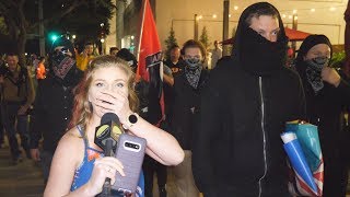 Kaitlin Bennett Meets Antifa [upl. by Anirehc587]