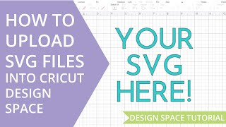 How to Upload a SVG File In Cricut Design Space [upl. by Ellinnet299]