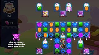 Candy Crush Saga LEVEL 8041 NO BOOSTERS new version [upl. by Chemaram]