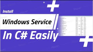 Install Windows Service C  Using command Prompt [upl. by Fougere]