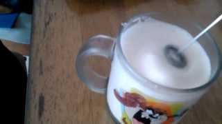 Aerolatte Review Frothing Cold Milk In Under 1 Minute [upl. by Yusuk441]