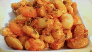 Giant Baked Beans  Fasolia Gigantes  Traditional Greek Recipe [upl. by Oisacin]