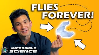 A Paper Airplane That Flies Forever  Impossible Science on Location [upl. by Gaby412]