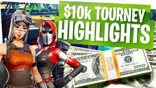 10000 Fortnite Tournament Win w DaFPS  Tournament Highlights vs FaZe TSM amp more [upl. by Natale]