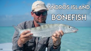 Andros Island Bonefish  Bahamas Fly Fishing [upl. by Adnala199]