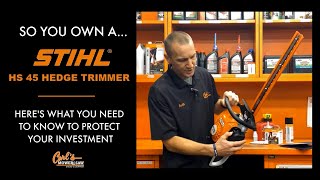 So You Own A STIHL HS 45 Hedge Trimmer [upl. by Pippas]