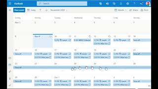 Setting time off in Outlook 365  NWCC [upl. by Cyrano]