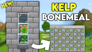 BEST WORKING KELP FARM in 121 Minecraft Bedrock [upl. by Pendleton597]