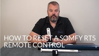 How to reset a Somfy remote control  RTS [upl. by Seravaj]