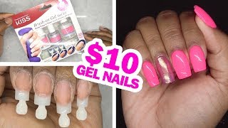 DIY Testing Kiss Gel Nail Kit [upl. by Enair]