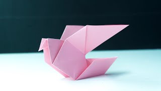 Cómo hacer una paloma de papel  Origami Dove [upl. by Ronald]