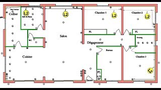 PLAN INSTALLATION ELECTRIQUE COMMENT FAIRE [upl. by Steady]