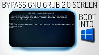 Stuck in GNU Grub 20 Screen Try this [upl. by Milli]