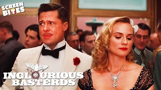 Brad Pitt Speaks Italian  Inglourious Basterds  Screen Bites [upl. by Melquist259]