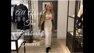 BURBERRY TRENCH COAT  How to style it [upl. by Einafpets]